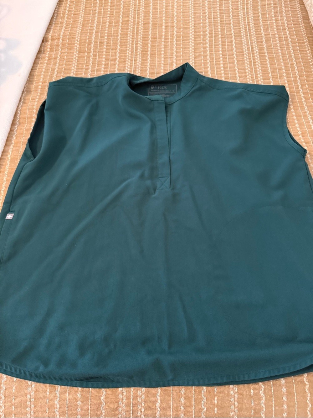 Figs Forest Green Rafaela Scrub Top
